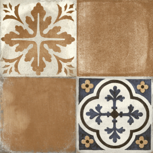 Cotto Malva Deco 33x33 1ra 1.98m2 "LAR"