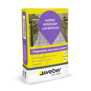 Pegamento Weber.col Estandar x 25 kg "LAR/ESP"