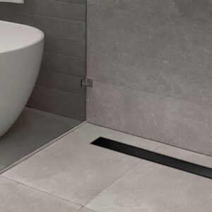 Desague Aqua Clasico Negro Mate 70cm